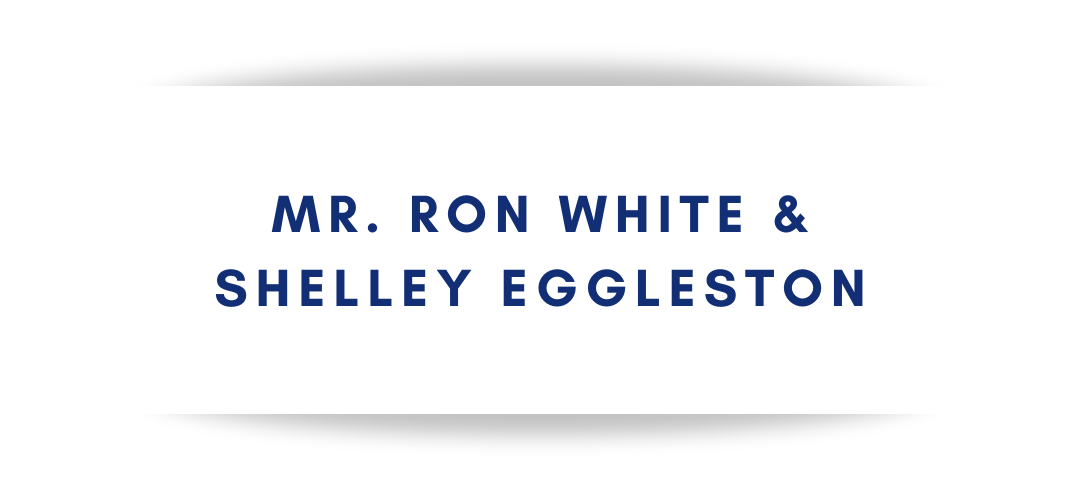 Mr Ron White and Shelley Eggleston